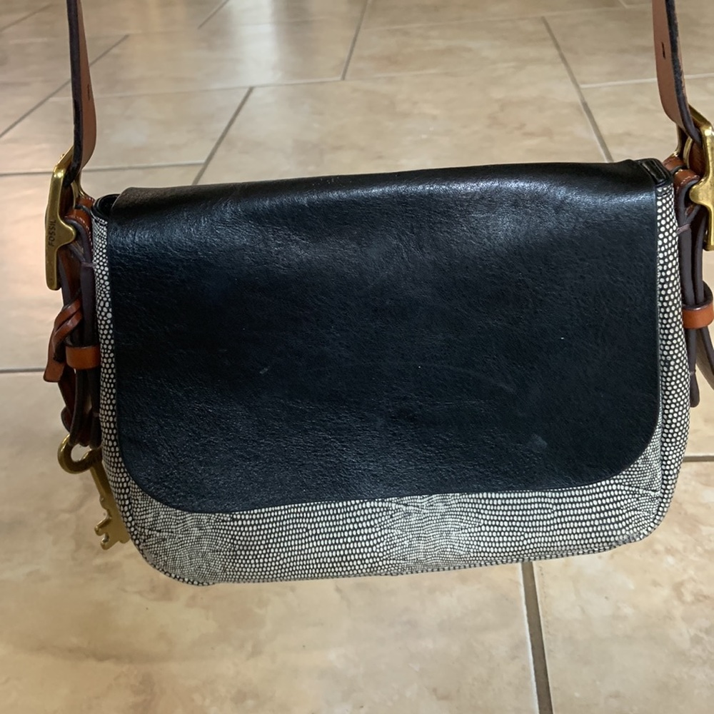 Fossil Harper Small Saddle Leather Crossbody